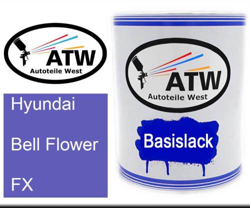 Hyundai, Bell Flower, FX: 1L Lackdose, von ATW Autoteile West.